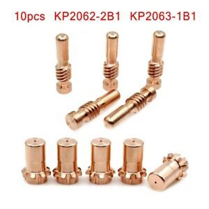 10 Pcs/Set KP2062-2B1 KP2063-1B1 For Electric ProCut Plasma Torch 20/55/80
