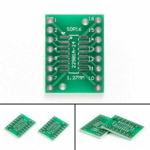 10Pcs TSSOP16 SSOP16 SOP16 SOIC16 DIP16 0.65/1.27mm IC Adapter Socket PCB Board,