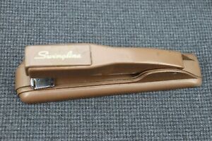 (B12) Vintage Office Swingline Stapler Model No. 27 Brown Tan Color Working