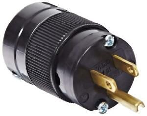 Marinco 5266BL 15 Amp, 125 Volt 2 Pole-3 Wire, Straight Blade Connector 50pcs.