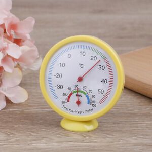 1PC Bell-shaped Scale Thermometer Hygrometer Wall Mount Temperature Measu fi