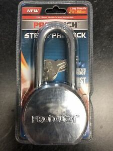 Pro touch Steel Padlock 2 1/2” Long Shackle
