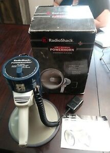 Radio Shack RS Bullhorn Megaphone Powerhorn 32-2038A Working Microphone FastShip