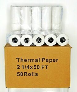 Thermal Paper, 2 1/4&#034; x 50&#039; Thermal Paper, 70 Rolls 2 1/4&#034; inch x 50&#039; feet