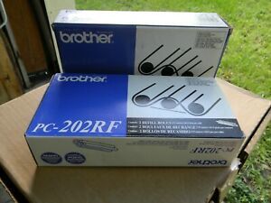 Brother PC-202RFfax ribbon, 2 boxes, 4 total rolls, FREE SHIPPING