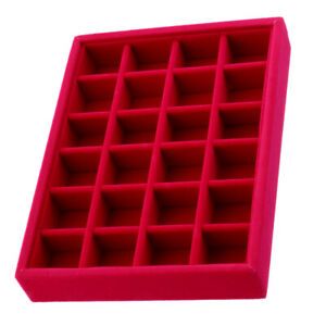 Jewelry Organizer Bracelet Hair Accessories Holder Board 24 Grids