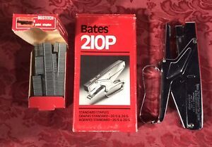 Bates Standard Plier Stapler Model 210P  Mint Condition. See Pics
