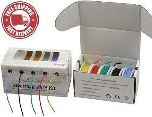 Striveday 28 AWG Flexible Silicone Wire Electric Wire 28 Gauge Coper Hook Up Wir
