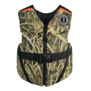 MUSTANG SURVIVAL MV3570CM-261 Rev Youth Foam Vest - 55-88lbs - Mossy Oak/Shadow