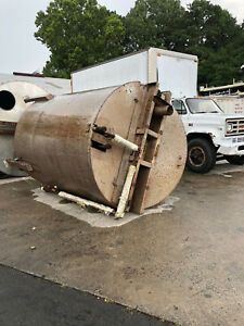 Stainless Steel Tank Approx. 2600 Gallon With Interior Coil Used