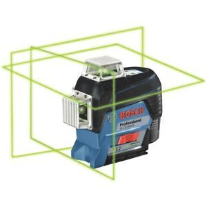 Bosh GLL3-330CG 360 Green-Beam 3-Plane Leveling Laser w/ Rechargeable Battery
