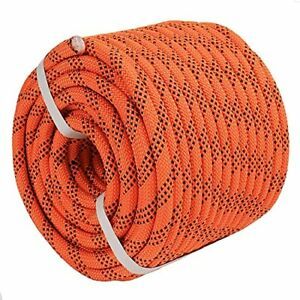 Braided Polyester Arborist Rigging Rope (3/8&#034; X 100&#039;) Strong Pulling Rope for