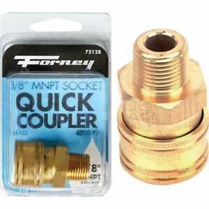 Forney 3/8 In. Male Quick Coupler Pressure Washer Socket 75128  - 1 Each