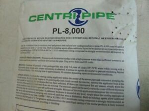 1500 Bags Centripipe PL-8000 Concrete Mortar Grout Sewer Pipe Spray on Liner