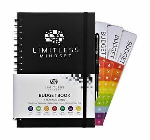 Budget Planner (Non-Dated), Finance Journal, Expense Tracker, and Bill Organi...