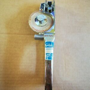 Vintage Dymo Label Maker Vintage Chrome Label Embosser Crafting Art FOR PARTS