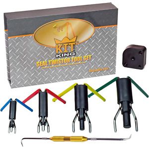 Kit King - Rod Seal Install Tool Set - 5 Piece Hydraulic U-Cup Twistor Installat