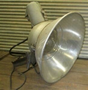 GE General Electric Flood Spot Light Industrial Age Steampunk Art Vintage
