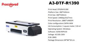DTF A3 Printer Machine Direct To Film Printer T-shirt DIY For Home Business SALE