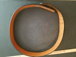 VINTAGE US MADE POLICE LAW ENFORCEMENT LARGE LEATHER UTILITY BELT