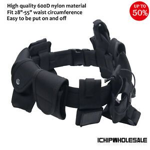 600 Nylon Police Duty Belt Security Guard Modular Enforcement Equipment Tactical