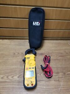 UEi DL479T Digital HVAC Clamp Amp Meter Multimeter with Leads in Case
