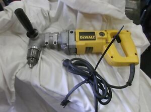 DeWalt DW120 1/2&#034; Right Angle Drill Corded Power Good Working Condition