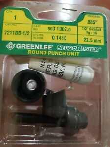 GREENLEE SLUG BUSTER KNOCKOUT PUNCH SET 7211BB-1/2 for 1/2&#034; CONDUIT