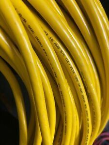 110 FEET 300V  YELLOW #18/5 C-TRAK RATED PORTABLE WIRE