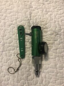 Probasics 50 PSI Oxygen O2 Tank Regulator CGA 540, 0-15LPM Brass Integral