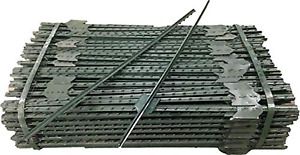 Sandbaggy Green Fence T-Post 6 Feet Length - for Securing Fencing or Safety Fenc