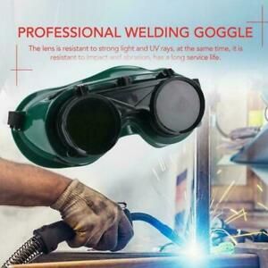 2021 New Welding Cutting Welders Goggles Glasses Flip Green Lenses UK Up K2R1