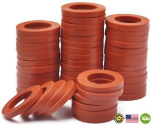 SUMAJU 50 Pcs Garden Hose Washer, Heavy Duty Rubber Washers Seals O Rings Leakpr