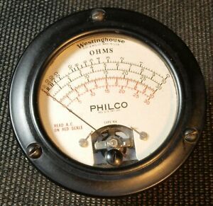 WESTINGHOUSE PHILCO MULTI-SCALE TYPE NX PANEL OHM METER