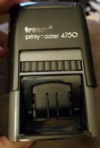 Trodat Printy - Dater 4750 date stamp Self Inking Economy Stamp Dater