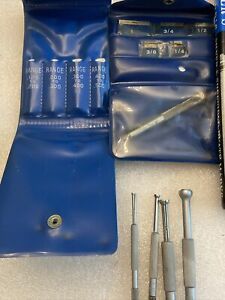 Brown &amp; Sharpe Small Hole Gage Set No. 595 Lot Of Two Sets