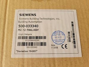 SIEMENS FIRE ALARM PSC-12  FINAL ASSY  500-033340  NEW / SEALED  - FREE SHIPPING