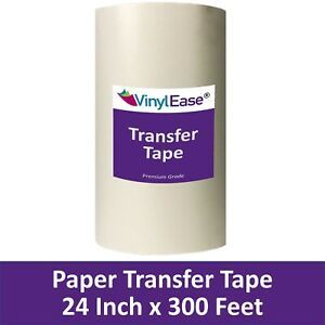 24 in x 300ft Roll Sign Vinyl PAPER Application Transfer Tape V0854 NEW ITEM!