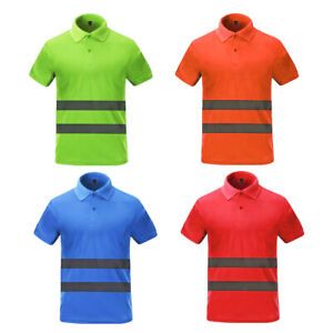 Safety T-Shirt Reflective High Visibility Short Sleeve Clothes