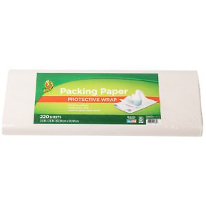 Packing Paper 220 Sheets 24 in x 24 in White Non Adhesive