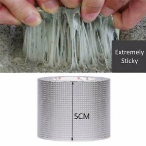 Sticky Aluminum Foil Butyl Rubber Tape Self Adhesive Water Proof For Roof Pipe