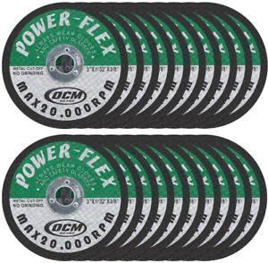 20 Pack - Cut Off Wheels 3 Inch x 1/32 Inch x 3/8 Inch Arbor - For Cutting All