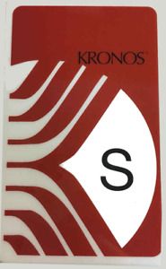 Supervisor Time Card Badge For Kronos Time Clocks 6800110