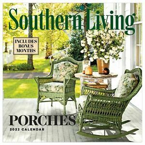 TF Publishing Southern Living: Porches 2022 Wall Calendar w