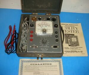1960s Accurate Instrument Utility Tube Tester Model 161