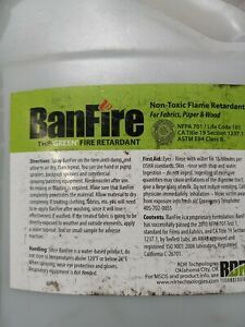 Banfire,  Fire Retardant 1 GALLON
