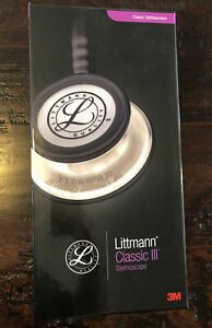 Littman Stethoscope Classic III - Gray Tube - Standard Finish Chest Piece - 27in