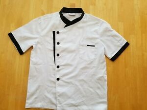 Nanxson Unisex Hotel/Kitchen Long Sleeve Uniform Chef Coat Jacket White, S