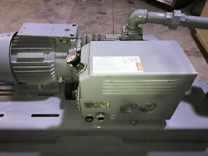 BUSCH RA-0638 Vacuum pump w/tank and 5HP Toshiba 3 phase  Medical lab or dental 