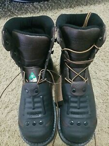 men&#039;s work boots steel toe with metatarsal 10.5  worx by Red wing (NEW IN BOX)